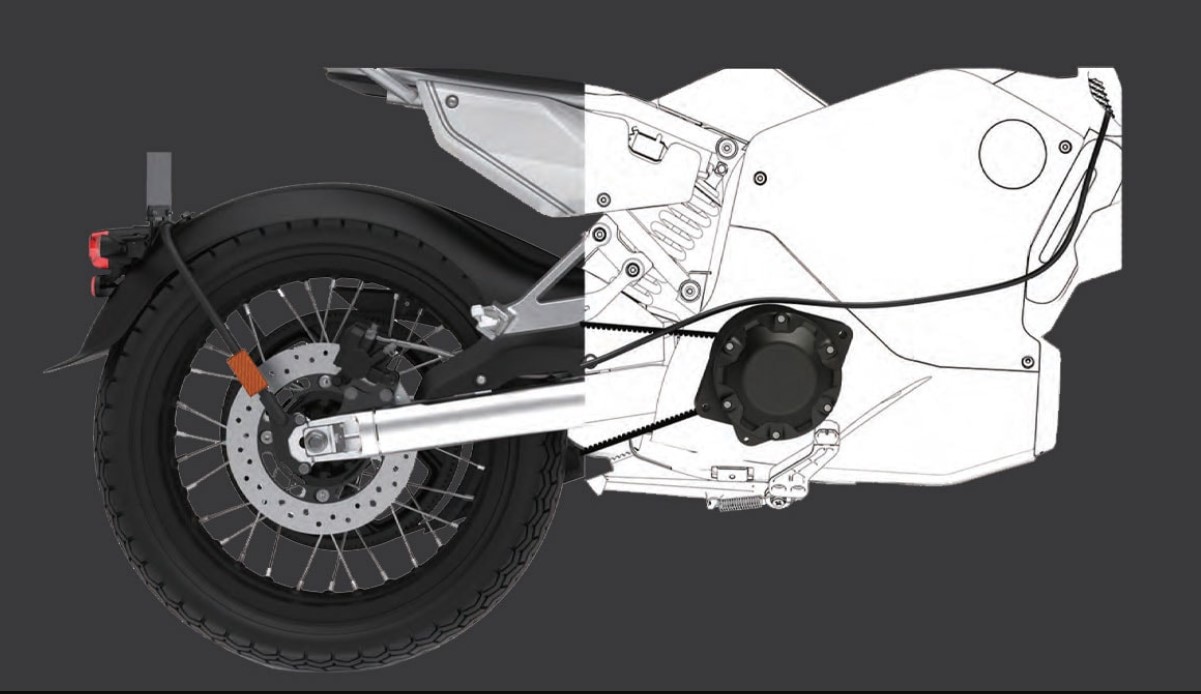 نمای طراحی موتورسیکلت برقی Super Soco TCmax 